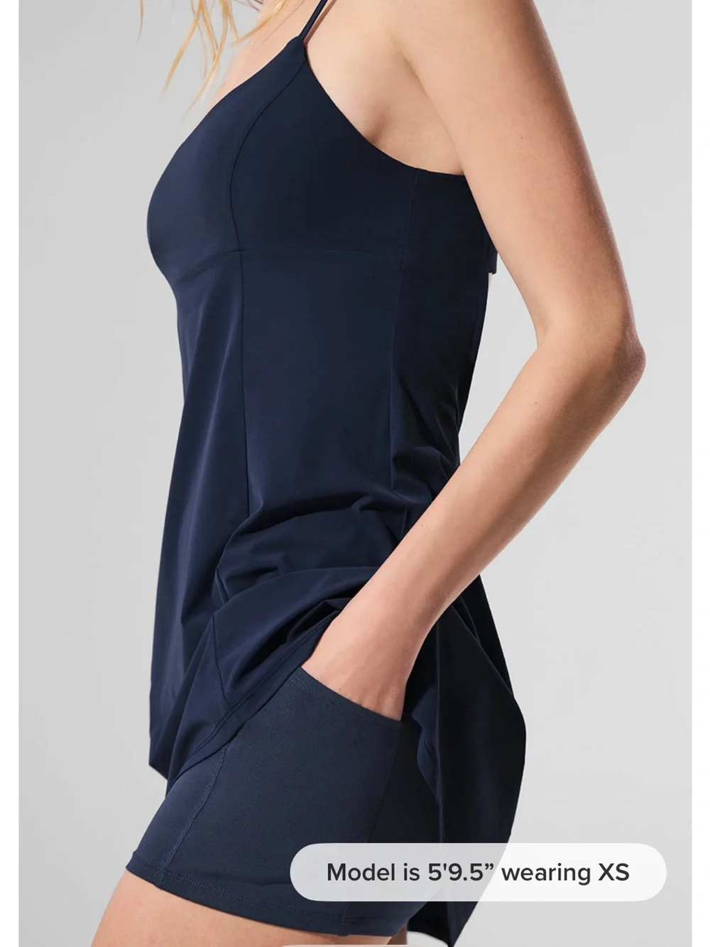ALO Yoga Breezy Tennis Dress Navy